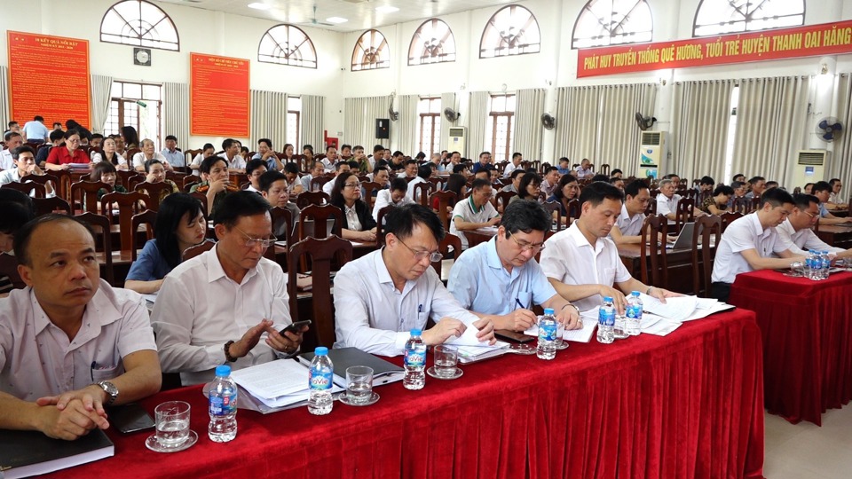 Huyện Thanh Oai xắp xếp bộ máy hành chính cấp xã tinh gọn, hiệu quả